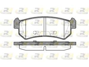 2104800 (ROADHOUSE) Колодки тормозные дисковые задниеChevrolet Nubira 05-11 Chevrolet Lacetti 04-13 Daewoo Nubira 03-05