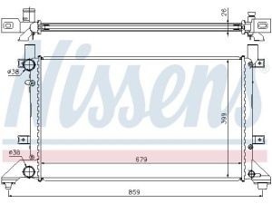 65231A (NISSENS) Радіатор основнийVW LT28-55 96-06
