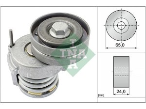 534 0065 10 (INA) Натягувач ременя полікліновогоVW Passat B7 10-15 Audi A3 03-12 Skoda Octavia A5 04-13