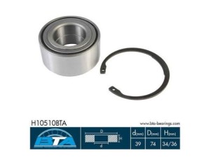 H10510BTA (BTA) Подшипник ступицы передней комплектHyundai Coupe 96-01 Hyundai Coupe 02-09 Kia Cerato 04-08