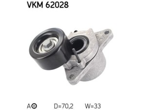 VKM 62028 (SKF) Ролик поликлинового ремня натяжнойNissan Pathfinder R51 04-14 Nissan Navara 05-15