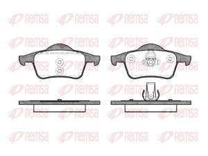 0714.00 (REMSA) Колодки гальмівні дискові задні комплектVolvo S60 00-09 Volvo XC90 02-16 Volvo V70 00-07