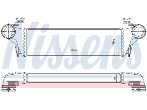 96387 (NISSENS) Радиатор интеркулераBMW X5 E53 00-07