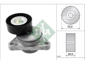 534029010 (INA) Натягувач ременя в зборіChevrolet Aveo 06-16 Chevrolet Lacetti 04-13 Daewoo Lanos 97-20