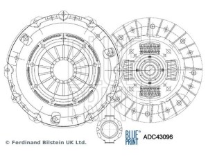 ADC43096 (BLUE PRINT) Комплект сцепления с выжимным D=230 комплектPeugeot 4007 07-12 Mitsubishi Outlander 02-07 Citroen C-Crosser 07-12