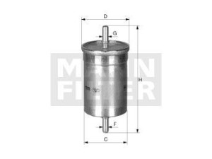 WK612 (MANN-FILTER) Фильтр топливныйSmart Roadster 03-06 Smart Fortwo 98-07