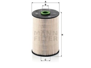 PU936/1X (MANN-FILTER) Фильтр топливныйVW Golf VI 09-14 Audi A3 03-12 Skoda Octavia A5 04-13