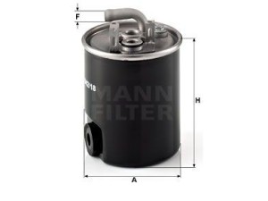 WK842/18 (MANN-FILTER) Фільтр паливнийMercedes-Benz Vaneo 01-05 Mercedes-Benz Vito W638 96-03 Mercedes-Benz Sprinter 901-905 95-06