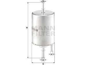 WK720/3 (MANN-FILTER) Фильтр топливныйAudi A4 00-06 Audi A6 04-11 Audi A4 04-08