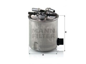 WK9007 (MANN-FILTER) Фильтр топливныйRenault Logan 04-13 Dacia Sandero 08-12 Dacia Logan 04-12