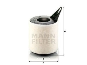 C1361 (MANN-FILTER) Фільтр повітрянийBMW 3 E90-93 05-12 BMW X1 E84 09-15 BMW 1 E81-88 04-11