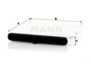 CU24009 (MANN-FILTER) Фильтр салонаMazda 6 12- Mazda 3 13-19 Mazda CX-5 12-17