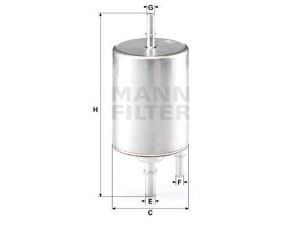 WK720/4 (MANN-FILTER) Фільтр паливнийAudi A8 02-10 Audi A4 04-08 SEAT Exeo 08-13