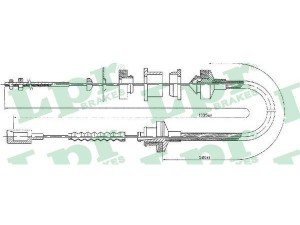 C0057C (LPR) Трос зчепленняFiat Ducato 94-02 Peugeot Boxer 02-06 Citroen Jumper 02-06