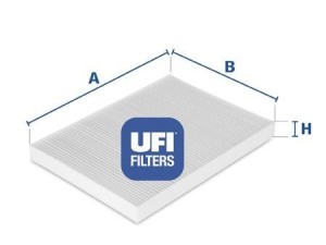 53.006.00 (UFI) Фільтр салонуVW Passat B5 96-05 Audi A3 96-03 Skoda Superb 01-08