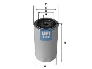 23.124.01 (UFI) Фільтр масляний