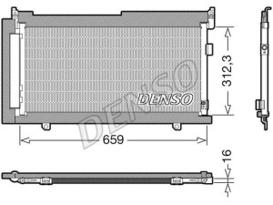 DCN36006 (DENSO) Радиатор кондиционераSubaru Forester 13-18