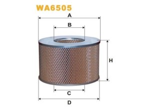 WA6505 (WIX FILTERS) Фільтр повітрянийToyota Land Cruiser 70 84-07