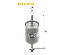 WF8352 (WIX FILTERS) Фільтр паливнийChevrolet Epica 06-14 Chevrolet Lacetti 04-13 Daewoo Lanos 97-20