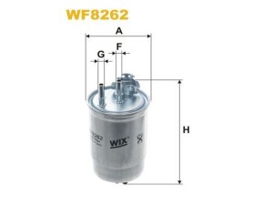 WF8262 (WIX FILTERS) Фільтр паливнийFiat Palio 96-20 Fiat Punto 03-10 Fiat Doblo 00-09