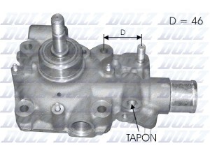 B121 (DOLZ) Помпа системи охолодженняIveco Daily E3 99-06