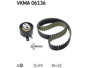 VKMA 06136 (SKF) Комплект ГРМ ремінь роликRenault Megane III 09-16 Mercedes-Benz A-Class W176 12-18 Nissan Juke 10-19