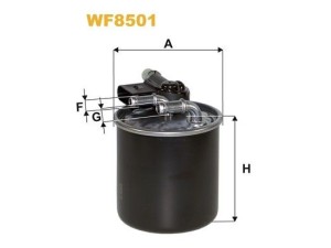WF8501 (WIX FILTERS) Фільтр паливний 2.2CDI 16V,1.8CDI 16V,3.0CDI 24V