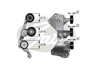 T38466 (GATES) Натягувач ременя приводного полікліновогоMercedes-Benz A-Class W168 97-04 Mercedes-Benz Vaneo 01-05