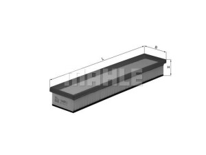 LX 1604 (MAHLE) Фильтр воздушныйJaguar X-Type 01-09