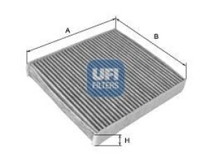 54.269.00 (UFI) Фильтр салона угольныйFiat Ducato 06-14 Peugeot Boxer 06-14 Citroen Jumper 06-14