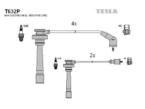 T632P (TESLA) Провод высокого напряжения комплектMitsubishi Pajero Sport 99-09 Mitsubishi Pajero II 91-99