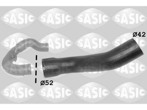 3356080 (SASIC) Патрубок интеркулераFiat Doblo 15- Fiat Doblo 00-09 Fiat Doblo 09-15