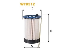 WF8512 (WIX FILTERS) Фільтр паливний вставкаVW Tiguan 16- Audi A3 12-22 Skoda Octavia A7 13-19