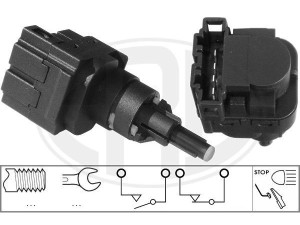 330503 (ERA) Датчик положення педалі гальма 4 пінаVW Caddy III 04-15 Audi A3 03-12 Skoda Octavia A5 04-13