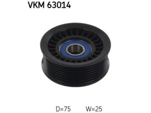 VKM 63014 (SKF) Ролик поліклинового ременя обвіднийHonda Accord CP/CS USA 07-13 Honda Accord CU/CW 08-15 Jeep Grand Cherokee 92-98