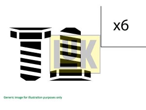 411 0133 10 (LuK) Болт крепления маховика комплектVW Passat B7 10-15 Audi A4 04-08 Skoda Octavia A7 13-19