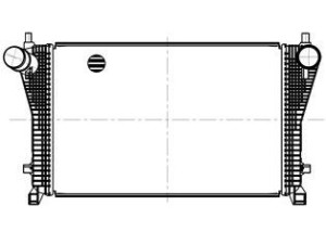 LRIC1857 (LUZAR) Радіатор інтеркулераVW Tiguan 16- Audi A3 12-22 Skoda Octavia A7 13-19