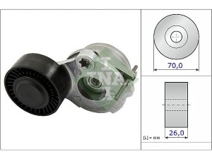 534 0470 10 (INA) Натягувач ременяVW Touareg 10-18 Audi A6 11-18 Porsche Cayenne 10-17