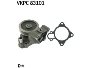 VKPC 83101 (SKF) Помпа системи охолодженняFiat Ducato 06-14 Peugeot Boxer 06-14 Citroen Jumper 06-14