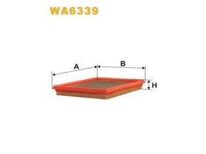 WA6339 (WIX FILTERS) Фільтр повітрянийRenault Koleos 08-16 Honda Civic 95-00 Nissan Juke 10-19