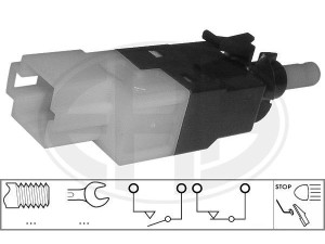 330737 (ERA) Датчик положения педали тормозаVW Crafter 06-16 Mercedes-Benz Sprinter 906 06-18 Mercedes-Benz E-Class W211 02-09