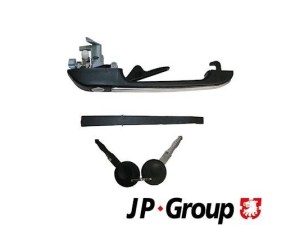 1187100670 (JP GROUP) Ручка дверей зовнішня передня ліваVW Golf II 83-92 VW Polo 81-94 VW Passat B2 81-88