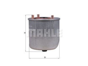 KL780 (MAHLE) Фільтр паливнийFord Focus III 11-18 Mazda 3 09-14 Volvo V70 07-16