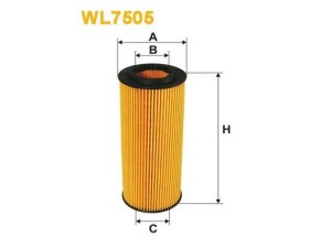 WL7505 (WIX FILTERS) Фільтр маслянийVW Touareg 10-18 Audi A6 11-18 Porsche Cayenne 10-17