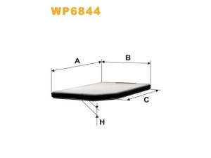 WP6844 (WIX FILTERS) Фильтр салонаRenault Laguna I 93-00