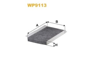 WP9113 (WIX FILTERS) Фільтр салону вугільнийPeugeot 308 (T7) 07-19 Citroen C4 04-11 DS DS4 15-18