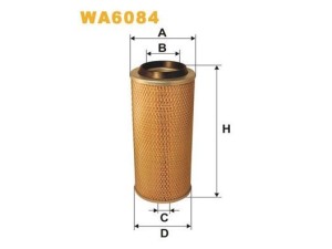 WA6084 (WIX FILTERS) Фільтр повітрянийVW Transporter T3 79-92