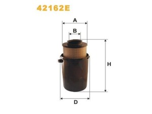 42162E (WIX FILTERS) Фільтр повітрянийMercedes-Benz T1 (601) 77-95