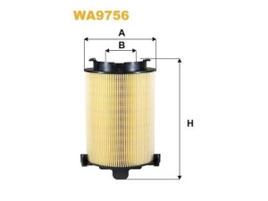 WA9756 (WIX FILTERS) Фильтр воздушныйVW Passat B7 10-15 Audi A3 03-12 Skoda Octavia A5 04-13