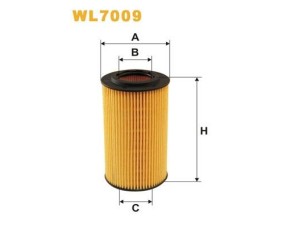 WL7009 (WIX FILTERS) Фільтр маслянийMercedes-Benz Sprinter 906 06-18 Mercedes-Benz E-Class W211 02-09 Chrysler Crossfire 03-07